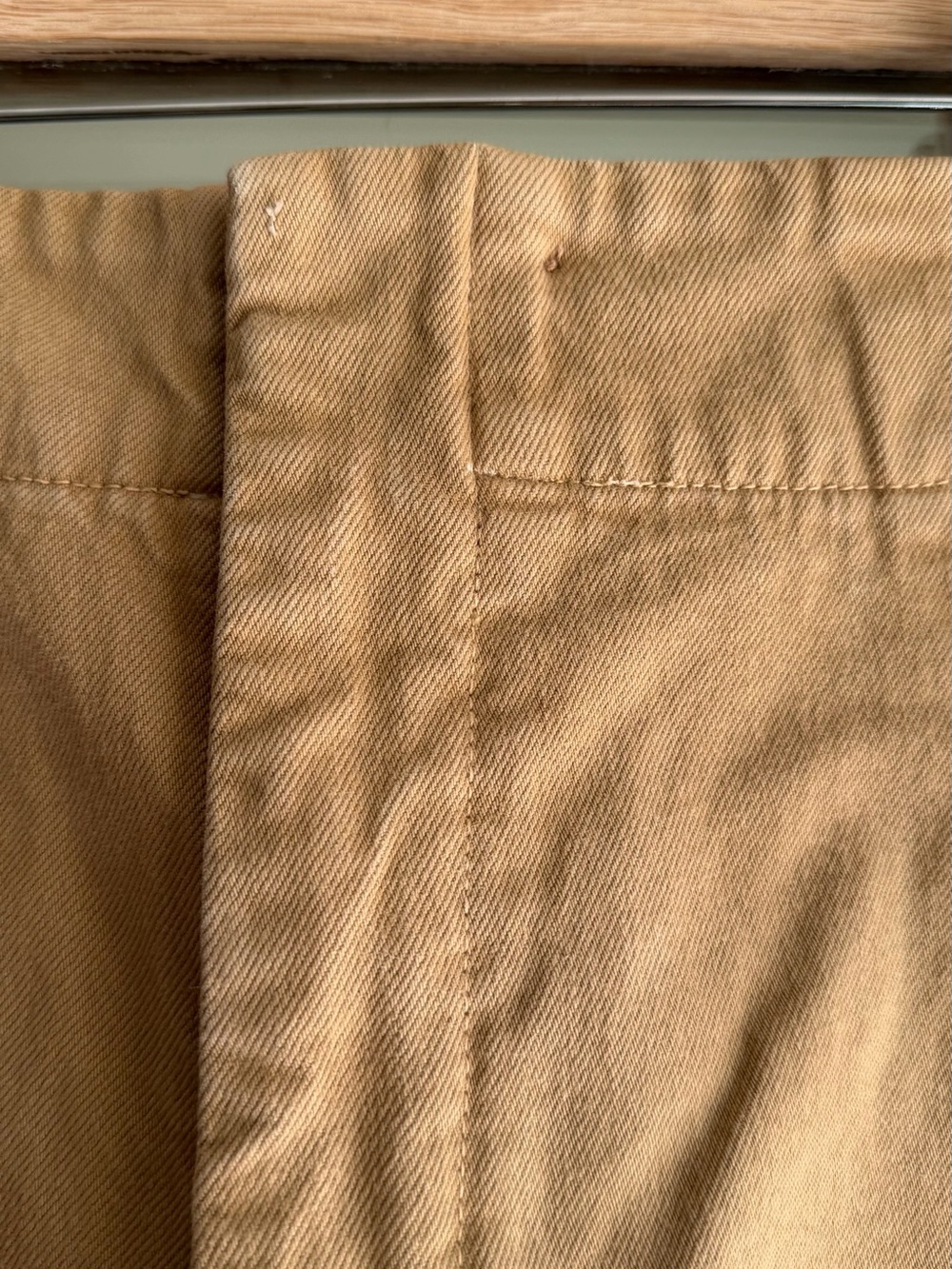High-Rise Wide-Leg Pants in Light Tan - Picture 10 of 15